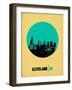 Cleveland Circle Poster 2-NaxArt-Framed Art Print