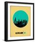 Cleveland Circle Poster 2-NaxArt-Framed Art Print