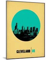 Cleveland Circle Poster 2-NaxArt-Mounted Art Print