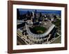 Cleveland - First Indians Game at Jacobs Field-Mike Smith-Framed Art Print