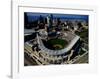 Cleveland - First Indians Game at Jacobs Field-Mike Smith-Framed Art Print