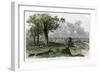 Cleveland, from Scranton's Hill, Ohio, USA, 19th Century-Harley-Framed Giclee Print