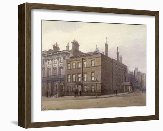 Cleveland House, at the Corner of St James's Square and King Street, Westminster, London, 1893-John Crowther-Framed Giclee Print