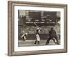 Cleveland Indians', Bob Feller, Pitching to New York Yankees' Joe Dimaggio-null-Framed Photo