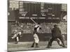 Cleveland Indians', Bob Feller, Pitching to New York Yankees' Joe Dimaggio-null-Mounted Photo