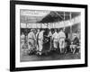 Cleveland Indians Choose Bats, Baseball Photo - Cleveland, OH-Lantern Press-Framed Art Print