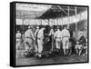 Cleveland Indians Choose Bats, Baseball Photo - Cleveland, OH-Lantern Press-Framed Stretched Canvas