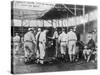 Cleveland Indians Choose Bats, Baseball Photo - Cleveland, OH-Lantern Press-Stretched Canvas