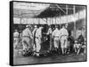 Cleveland Indians Choose Bats, Baseball Photo - Cleveland, OH-Lantern Press-Framed Stretched Canvas