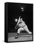 Cleveland Indians Herb Score Throwing the Ball-George Silk-Framed Stretched Canvas