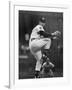 Cleveland Indians Herb Score Winding Up to Throw the Ball-George Silk-Framed Premium Photographic Print