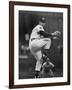 Cleveland Indians Herb Score Winding Up to Throw the Ball-George Silk-Framed Premium Photographic Print