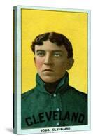 Cleveland, OH, Cleveland Naps, Addie Joss, Baseball Card-Lantern Press-Stretched Canvas