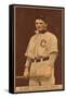 Cleveland, OH, Cleveland Naps, Ivan Olson, Baseball Card-Lantern Press-Framed Stretched Canvas