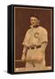 Cleveland, OH, Cleveland Naps, Ivan Olson, Baseball Card-Lantern Press-Framed Stretched Canvas