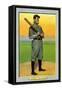 Cleveland, OH, Cleveland Naps, Nap Lajoie, Baseball Card-Lantern Press-Framed Stretched Canvas