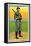 Cleveland, OH, Cleveland Naps, Nap Lajoie, Baseball Card-Lantern Press-Framed Stretched Canvas