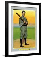 Cleveland, OH, Cleveland Naps, Nap Lajoie, Baseball Card-Lantern Press-Framed Art Print