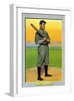 Cleveland, OH, Cleveland Naps, Nap Lajoie, Baseball Card-Lantern Press-Framed Art Print