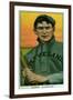 Cleveland, OH, Cleveland Naps, Nap Lajoie, Baseball Card-Lantern Press-Framed Art Print