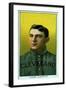 Cleveland, OH, Cleveland Naps, Nap Lajoie, Baseball Card-Lantern Press-Framed Art Print