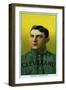 Cleveland, OH, Cleveland Naps, Nap Lajoie, Baseball Card-Lantern Press-Framed Art Print