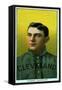 Cleveland, OH, Cleveland Naps, Nap Lajoie, Baseball Card-Lantern Press-Framed Stretched Canvas