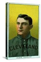 Cleveland, OH, Cleveland Naps, Nap Lajoie, Baseball Card-Lantern Press-Stretched Canvas