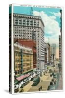 Cleveland, Ohio - Euclid Avenue, Hippodrome Exterior-Lantern Press-Stretched Canvas