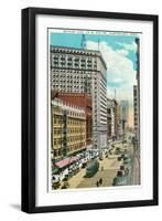 Cleveland, Ohio - Euclid Avenue, Hippodrome Exterior-Lantern Press-Framed Art Print