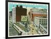 Cleveland, Ohio - Euclid Avenue West from 14th Street East-Lantern Press-Framed Art Print