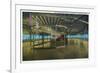 Cleveland, Ohio - Euclid Beach; Interior View of Rollerskating Rink-Lantern Press-Framed Premium Giclee Print