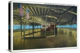 Cleveland, Ohio - Euclid Beach; Interior View of Rollerskating Rink-Lantern Press-Stretched Canvas