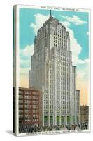 Cleveland, Ohio - Oh Bell Telephone Co Building Exterior-Lantern Press-Stretched Canvas