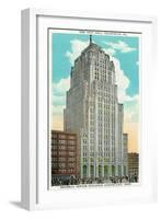 Cleveland, Ohio - Oh Bell Telephone Co Building Exterior-Lantern Press-Framed Art Print