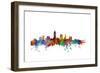 Cleveland Ohio Skyline-Michael Tompsett-Framed Art Print