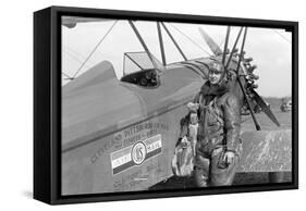 Cleveland Pittsburgh Air Mail-null-Framed Stretched Canvas