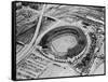 Cleveland's Municipal Stadium-null-Framed Stretched Canvas