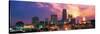 Cleveland Skyline at Sunrise-null-Stretched Canvas