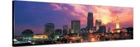 Cleveland Skyline at Sunrise-null-Stretched Canvas