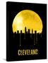 Cleveland Skyline Yellow-null-Stretched Canvas