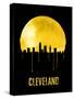 Cleveland Skyline Yellow-null-Stretched Canvas