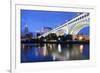 Cleveland Skyline-benkrut-Framed Photographic Print