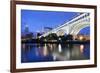 Cleveland Skyline-benkrut-Framed Photographic Print