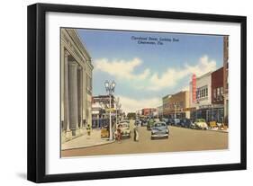 Cleveland Street, Clearwater, Florida-null-Framed Art Print