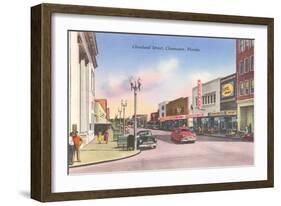 Cleveland Street, Clearwater, Florida-null-Framed Art Print