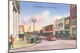 Cleveland Street, Clearwater, Florida-null-Mounted Art Print