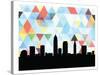 Cleveland Triangle-Paperfinch 0-Stretched Canvas