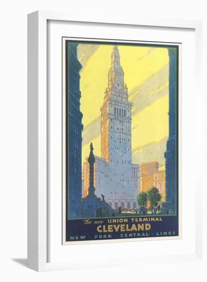 Cleveland Union Terminal-null-Framed Art Print