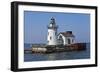Cleveland West Pierhead Lighthouse, Ohio, USA-Joe Restuccia III-Framed Photographic Print